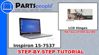 Dell Inspiron 157537 P36F001 LCD Hinges HowTo Video Tutorial [upl. by Bergen]