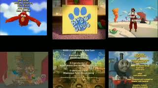 Blues Clues SMB SS The Wiggles Elmos World STCSC BTL and Thomas credits remix [upl. by Arahd]