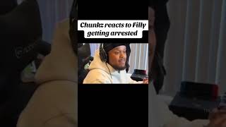 Chunkz reacts to fillys arrestbetasquad jail fyp foryoupage [upl. by Llenod150]