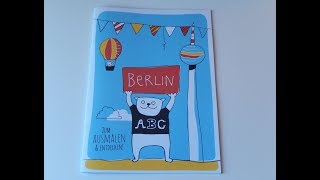 Malbuch Berlin ABC ZUM AUSMALEN amp ENTDECKEN Flip Through coloring book [upl. by Hesketh829]