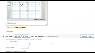 WebAssign How to Graph Parabolas [upl. by Navad]