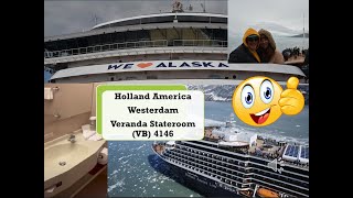 Westerdam Verandah Stateroom Tour 4146 Alaskan Cruise  What I liked and quoteven better ifsquot [upl. by Leur]