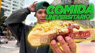 PROBANDO LA COMIDA DEL CENTRO DE BOGOTA PARA UNIVERSITARIOS  Muy economica [upl. by Crooks]