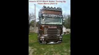 Scania R730 Black Amber Tuning By Team Marra Part 6 [upl. by Eisteb]