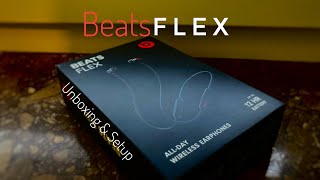 Beats Flex  Unboxing and Setup [upl. by Rabaj]