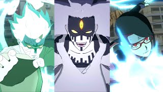 Naruto x Boruto Ultimate Ninja Storm Connections  Momoshiki Sarada Sage Mode Mitsuki Trailers [upl. by Ynagoham]