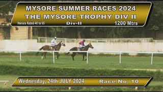 Race No 3 The Mysore Trophy DIV  2 [upl. by Emilio172]