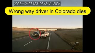 Wrong Way Driver Dies in CO [upl. by Enitsenrae]