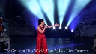 Laura Pausini  La solitudine  saluti  Taormina 11052014 HD [upl. by Laetitia]