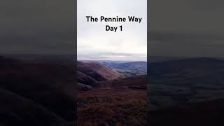 Pennine Way Day 1 Pennineway winterhiking thruhike wildcamping xmid2 durstongear [upl. by Ellainad]