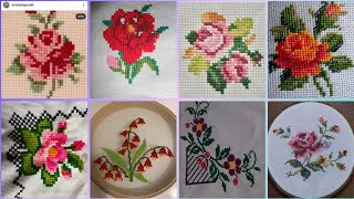 Gorgeous cross stitch patterns countable embroidery charsutikarhailatest dosuti design ideas2024 [upl. by Ijuy621]