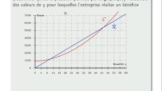 Etude dun bénéfice maximal [upl. by Bobina]