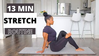 13 min Full Body Stretch Routine For Tight Muscles Beginner Friendly [upl. by Oalsecnew]