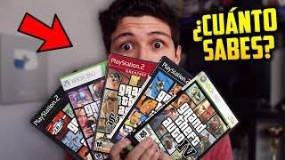 ¿CUANTO SABES DE GRAND THEFT AUTO GTA 5 GTA SAN ANDREAS y VICE CITY [upl. by Naerda]