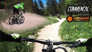 DownHill Piste Verte 📗  Bike All  Métabief Meta SX vs DH V4 [upl. by Roanna592]