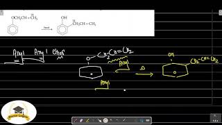 Claisen Rearrangement reaction with mechanism and tricks organic chemistry of allyl phenyl ethers [upl. by Granoff]