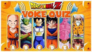 🐉 Guess DRAGON BALL Z Characters by their VOICE DRAGON BALL Z Quiz  Anime Quiz 2024 [upl. by Allina455]