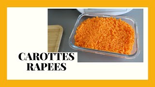 CAROTTES RAPEES AU THERMOMIX  BATCH COOKING [upl. by Jedidiah185]