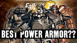 Fallout 76  Which End Game Power Armor is BEST in 2023 [upl. by Cathrin]