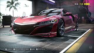 Acura NSX 2017 3 5 565ps nfs heat optik tuning [upl. by Aicelf]