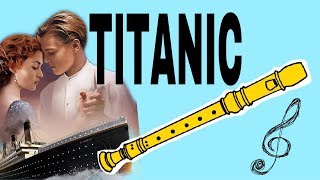 تعلم عزف تايتانك على آلة الريكوردر بسهولة How To Play Titanic On Recorder [upl. by Ralaigh]