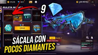 CÓMO SACAR LA AK EVOLUTIVA CON SOLO 9 DIAMANTES 💎 TRUCO RULETA MÁGICA DRAGÓN FLAMA AZUL 🔥 [upl. by Salazar]