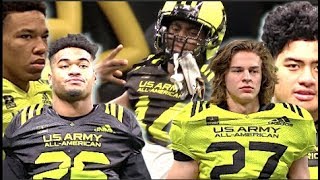 🔥🔥 US Army AllAmerican Bowl  Behind The Scenes  West Squad  Practice Day 1 [upl. by Homerus]