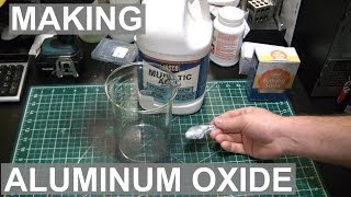 Making Aluminum Oxide For Synthetic Ruby  ElementalMaker [upl. by Aleyam]