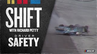 NASCARs evolution of safety Fuel cells inner liners and window nets  Shift with Richard Petty [upl. by Nawuq]