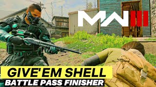 New Give Em Shell Finishing Moves  Modern Warfare 3 Season 4 Battle Pass Finishers [upl. by Ierdna]