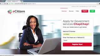 How to create an eCitizen account for Kenyan Citizens [upl. by Bab]