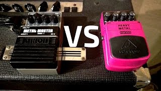 Arion Metal Master vs Behringer HM300 and stacked [upl. by Seerdi18]