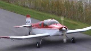 Jodel F11 Taxiing and Multiple Takeoffs CSU3 [upl. by Lovering538]