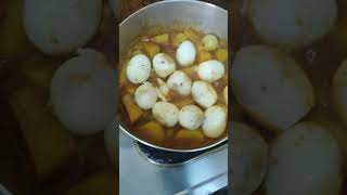 ডিমআলু রান্না shorts shortsviral shortsfeed shortsvideo eggs recipe [upl. by Enitsugua451]