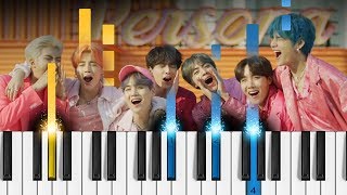 BTS 방탄소년단  작은 것들을 위한 시 Boy With Luv feat Halsey  Piano Tutorial  Piano Cover [upl. by Auka]