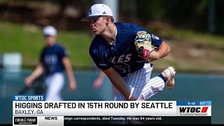 Baxley native and Georgia Southern Eagle Thomas Higgins drafted in 15th round by Seattle Mariners [upl. by Tiffanle]