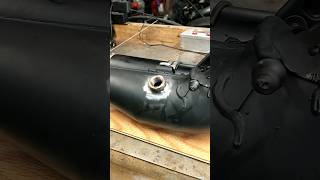 Wideband 0xygen Sensor bung in a 2stroke Polini Thor 202  303 exhaust pipe 02 install [upl. by Marpet]