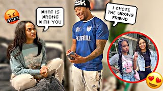 quotI Chose The WRONG Friend😍quot Prank On GF [upl. by Angadreme]