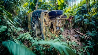 Abandoned scrap truck restored by rural mechanic to carry produce [upl. by Teddman682]