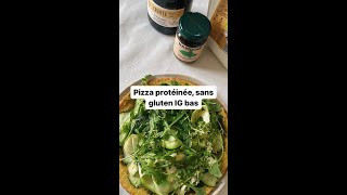 pizza protéinée sans gluten IG bas [upl. by Cudlip]