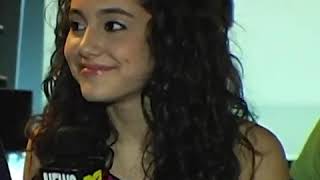 Ariana Grande says quotI like Christina Aguileraquot 2009 [upl. by Grekin317]