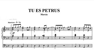 J Demessieux  Tu es petrus Marcia  Douze Choralpréludes sur des thèmes grégoriens [upl. by Edna]