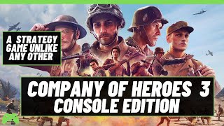 Company Of Heroes 3 Console Edition Review  A strategy game unlike any other [upl. by Arekat]