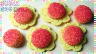 SUNFLOWER MACARONS COOKIES DESSERT IDEAS [upl. by Varney304]