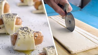 18 Puff pastry Appetizer Recipes  Simple and Delicious Recipes [upl. by Eittap]