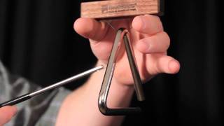 TREHS04 TreeWorks Chimes 4inch Triangle NEW video [upl. by Sutit]