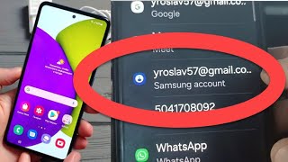 Como eliminar cuenta de samsung account A52  Como quitar cuenta de samsung account A52 [upl. by Bijan]