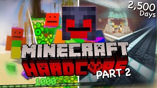 I Survived 2500 Days In Hardcore Minecraft Part 2 [upl. by Renwick]