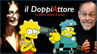 Monica Ward e Angelo Maggi doppiano i Simpson a Teatro Ildoppiattore [upl. by Dranyar]