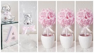 DIY  3 QUICK AND EASY BABY SHOWER CENTERPIECES  3 INEXPENSIVE DIYS [upl. by Ringo]